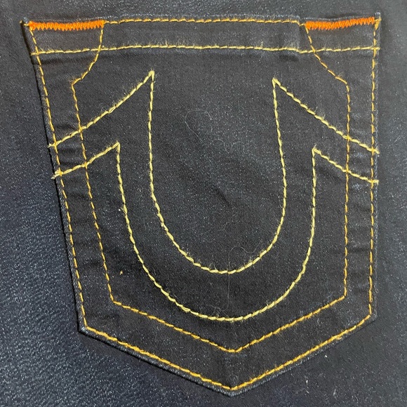 Women’s True Religion Skinny Jeans Navy Blue Size 33 - Picture 5 of 11